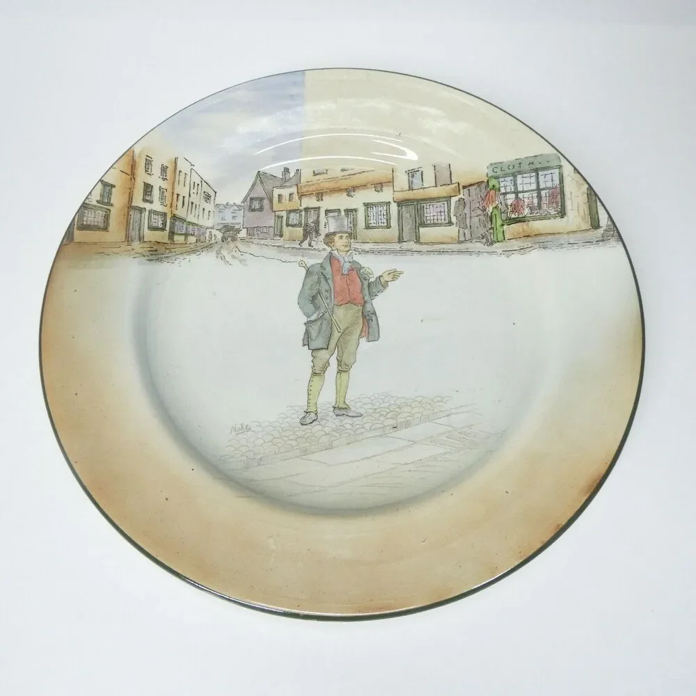 Royal Doulton Dickens Ware Mark Tapley Plate 10.25